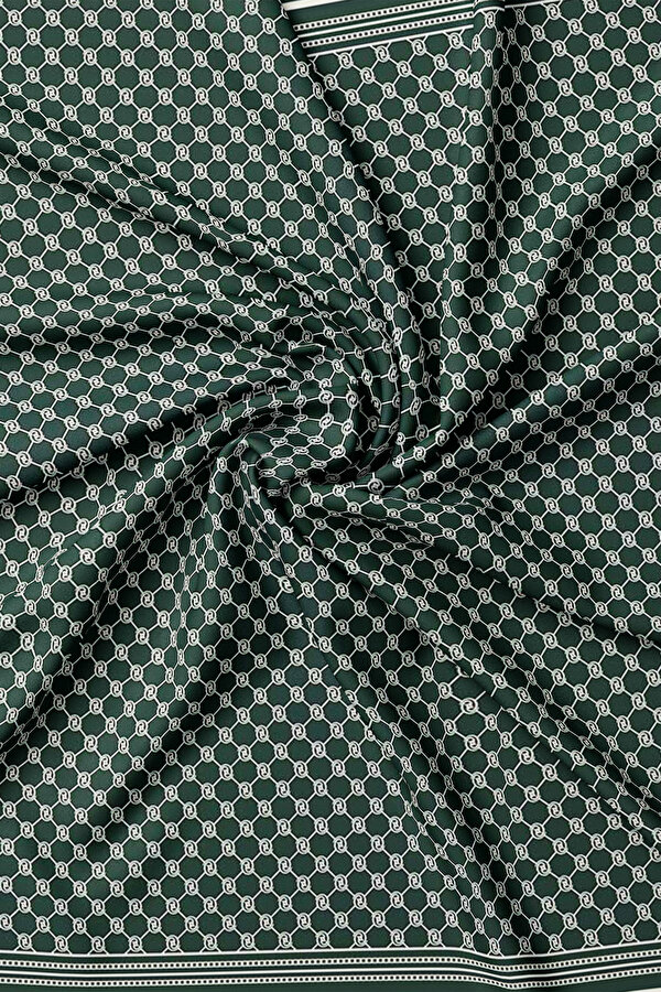 NEPHY MONOGRAM TWILL SCARF 2