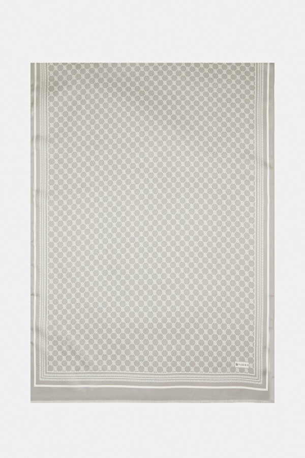 KUM MONOGRAM TWILL ŞAL