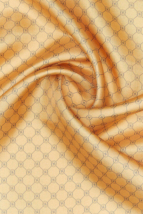 ANTHRACITE MONOGRAM TWILL SHAWL 2