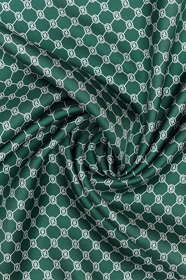 NEPHY MONOGRAM TWILL SHAWL 2