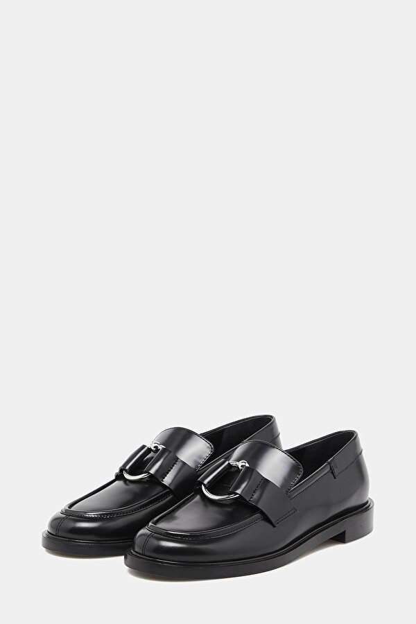 SİYAH DERİ LOAFER 2