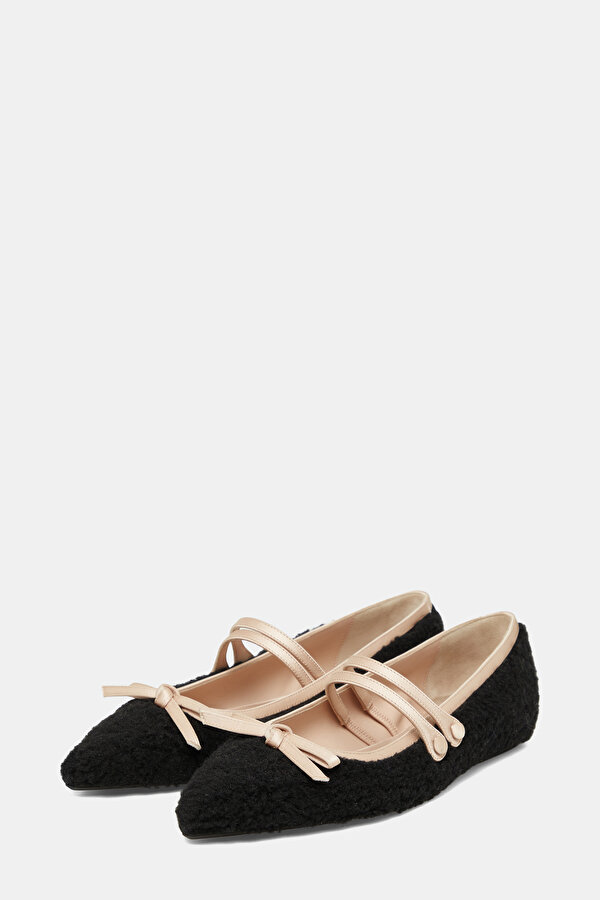 BLACK FLAT SHOES 2