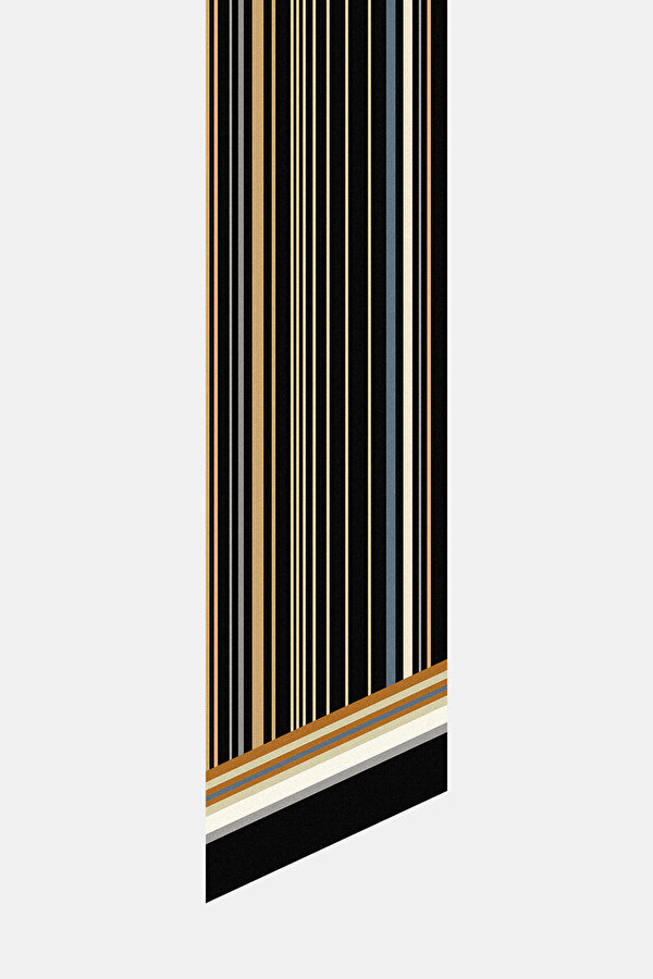 CAMEL ÇİÇEK DESENLİ TWILL FULAR 2