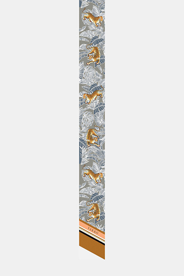 CAMEL TWILL FOULARD