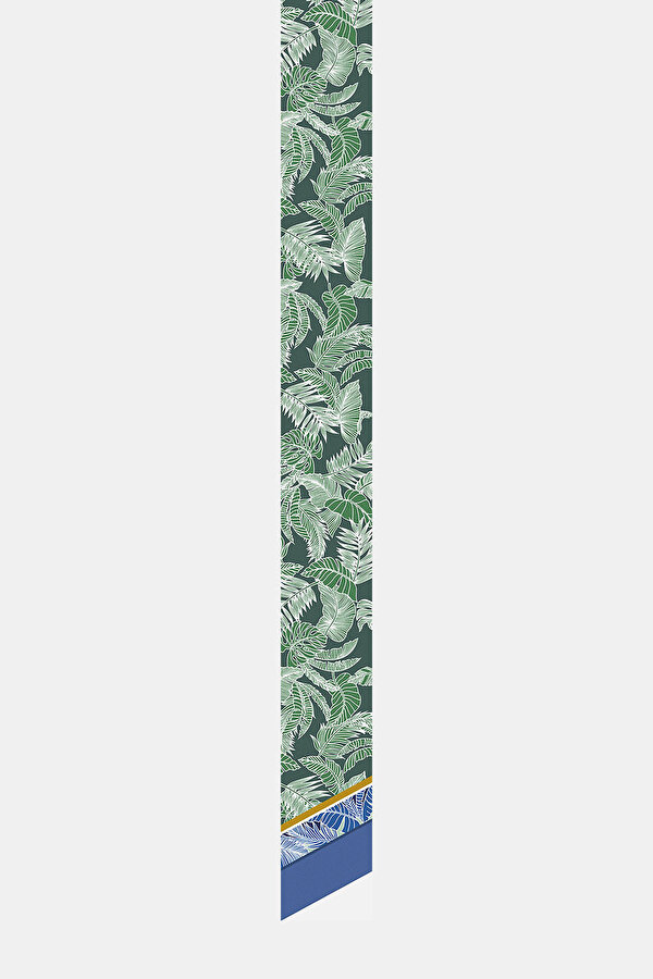 EMERALD GREEN TWILL FOULARD 2