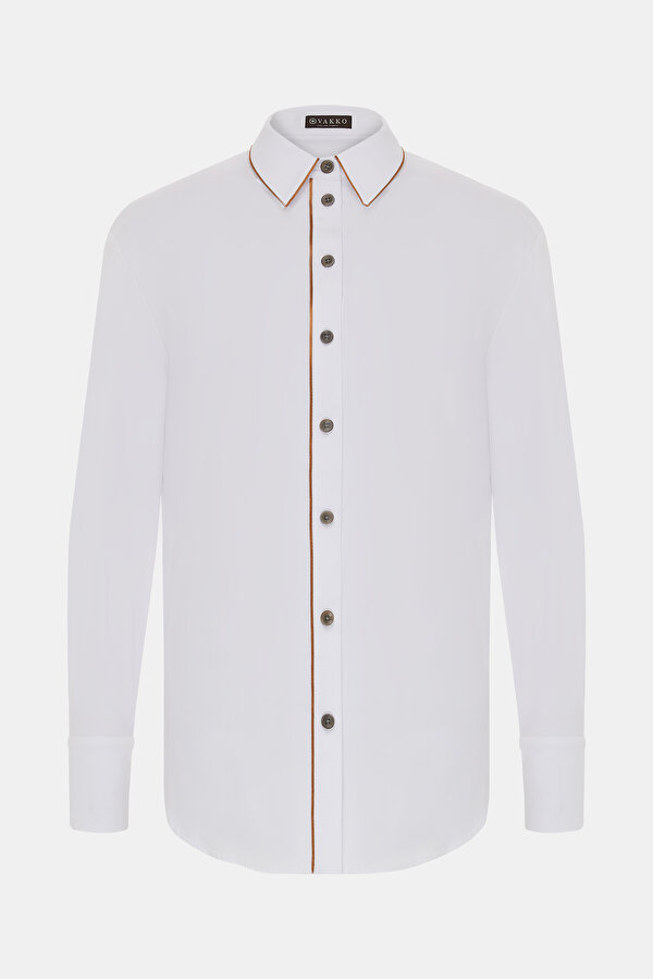 WHITE LONG SLEEVE SHIRT