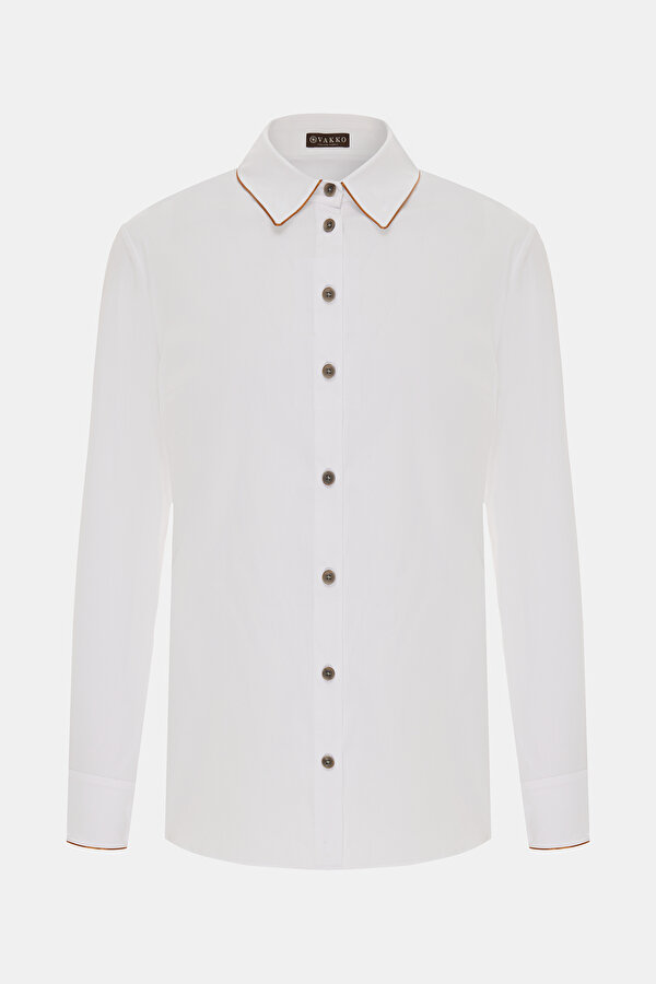 WHITE LONG SLEEVE SHIRT
