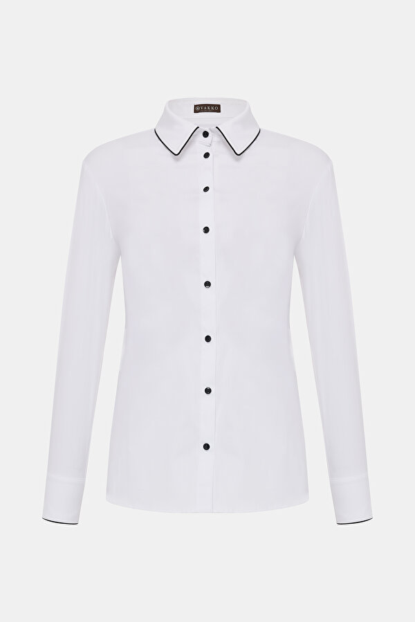 WHITE LONG SLEEVE SHIRT