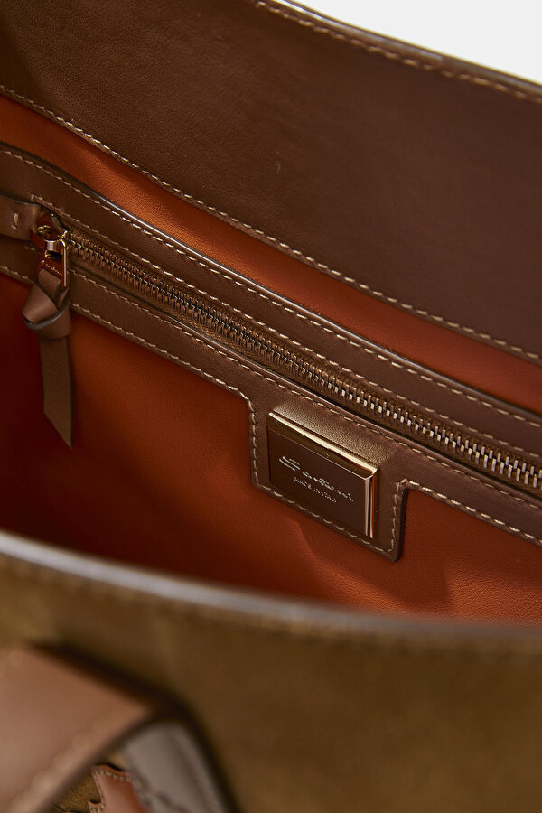 ORANGE LEATHER BAG 6