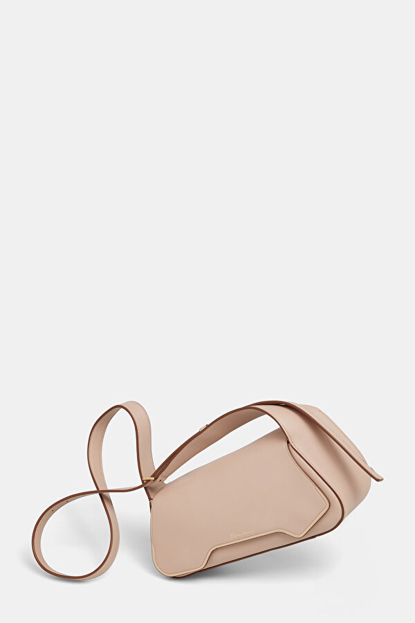 BEIGE LEATHER BAG 6