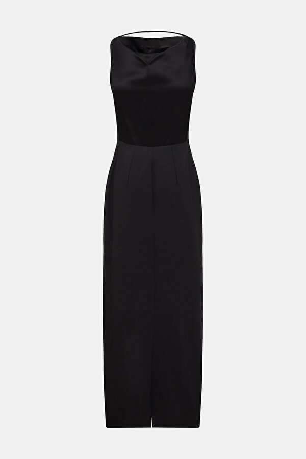 BLACK SLEEVELESS DRESS 2
