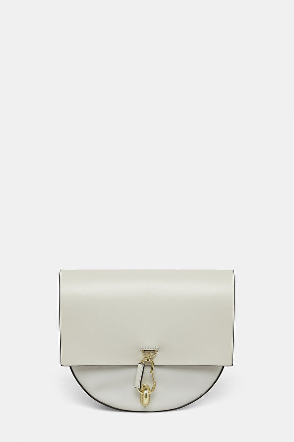 LIGHT GREY LEATHER BAG