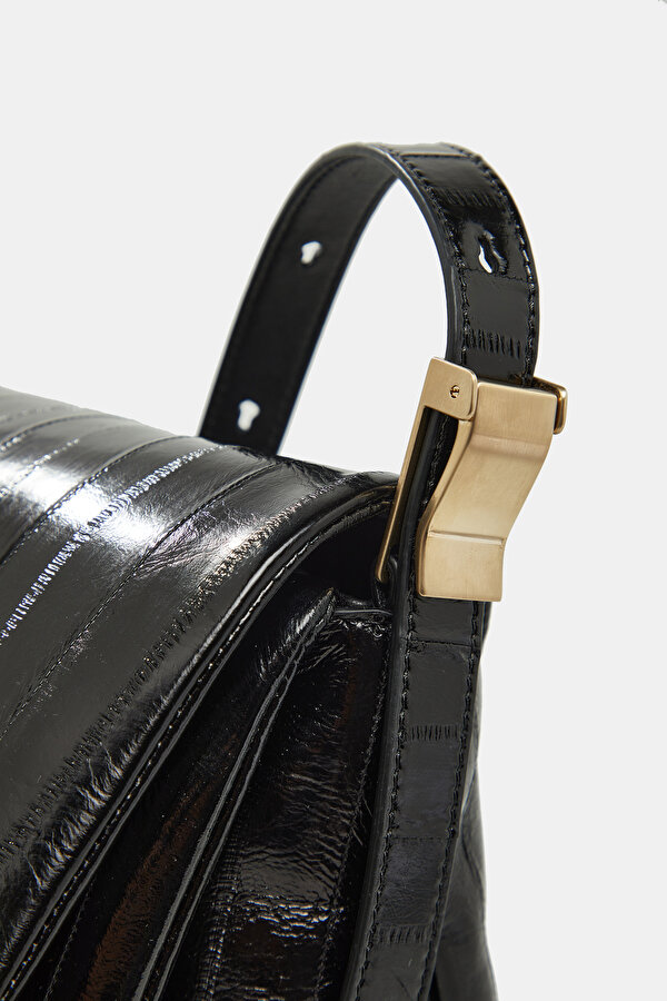 BLACK LEATHER BAG 6