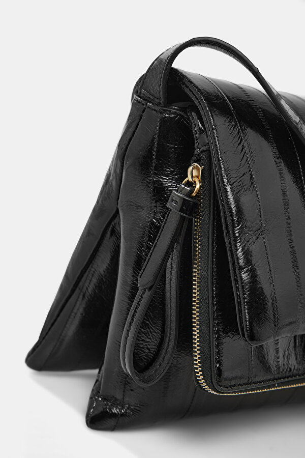 BLACK LEATHER BAG 7