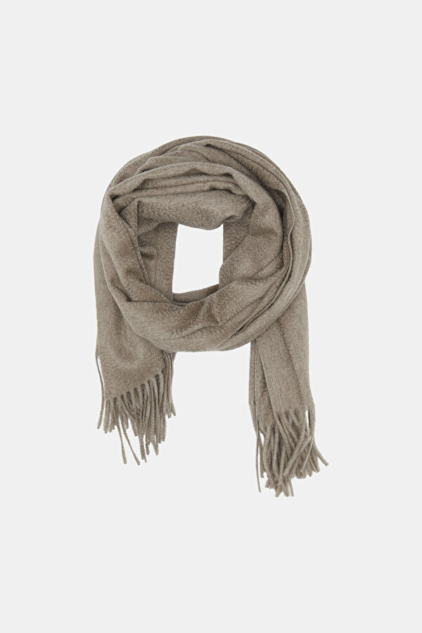 CAMEL CASHMERE SHAWL