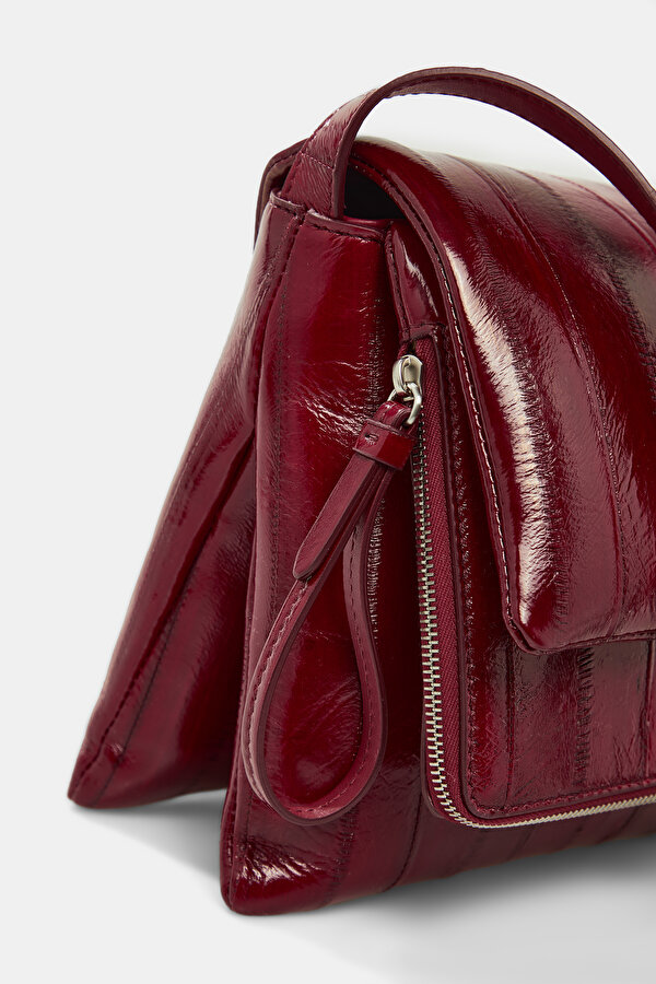 RED LEATHER BAG 7