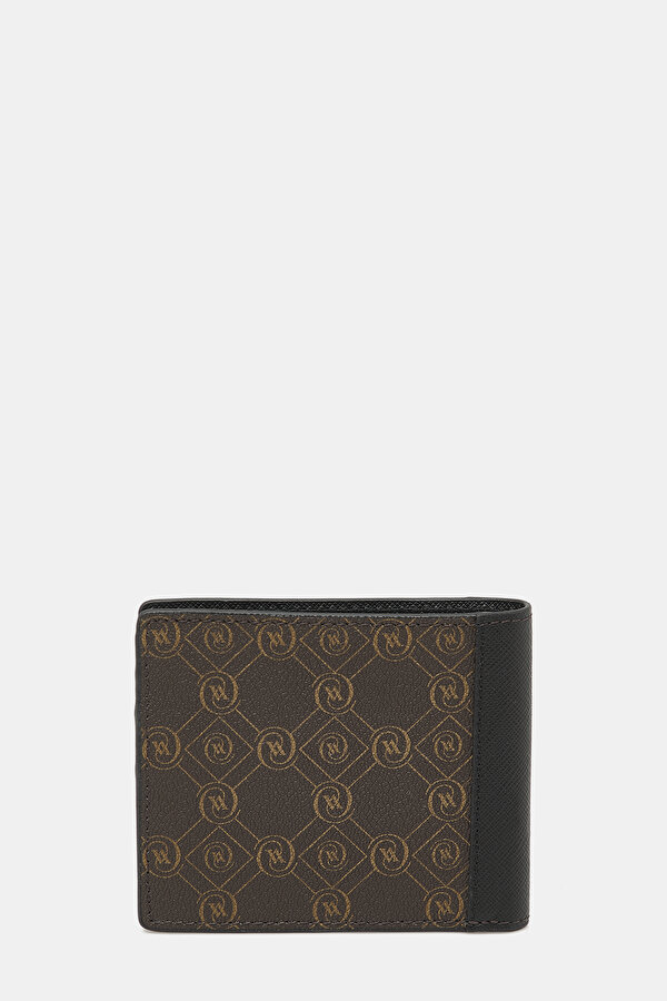 BLACK MONOGRAM WALLET 2