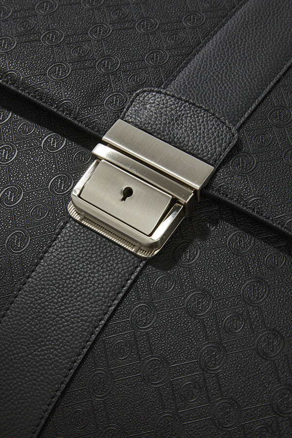 BLACK MONOGRAM BAG 6