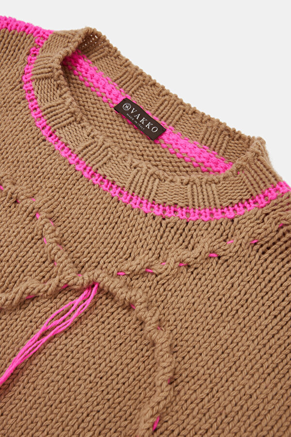 PINK BASIC / ROUND NECKLINE KNITWEAR 7
