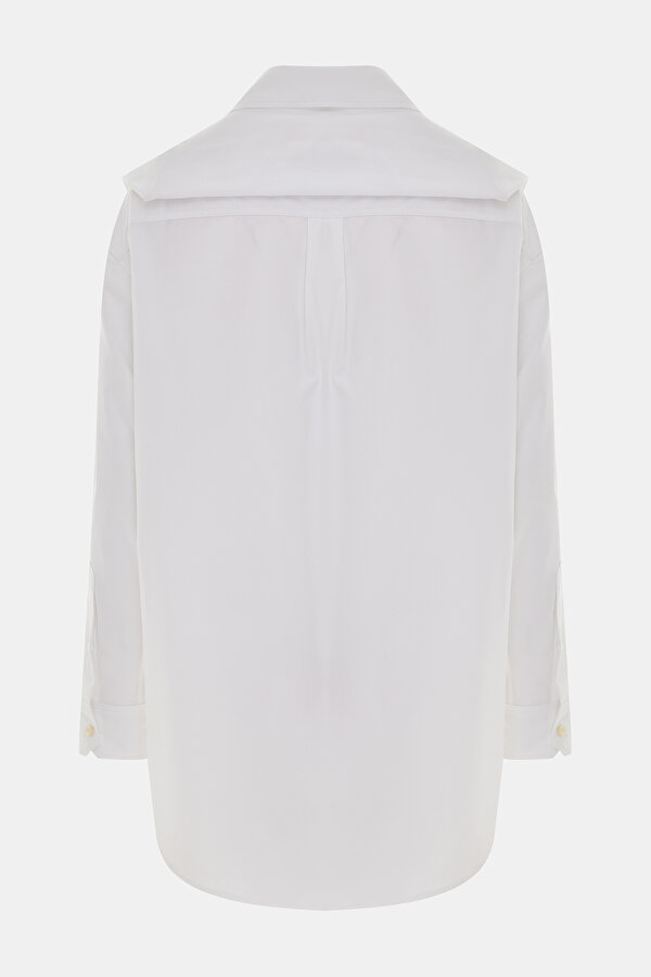 RELAX FIT WHITE SHIRT 2