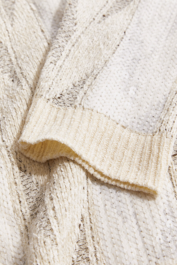 WHITE BOAT NECK  KNITWEAR 7