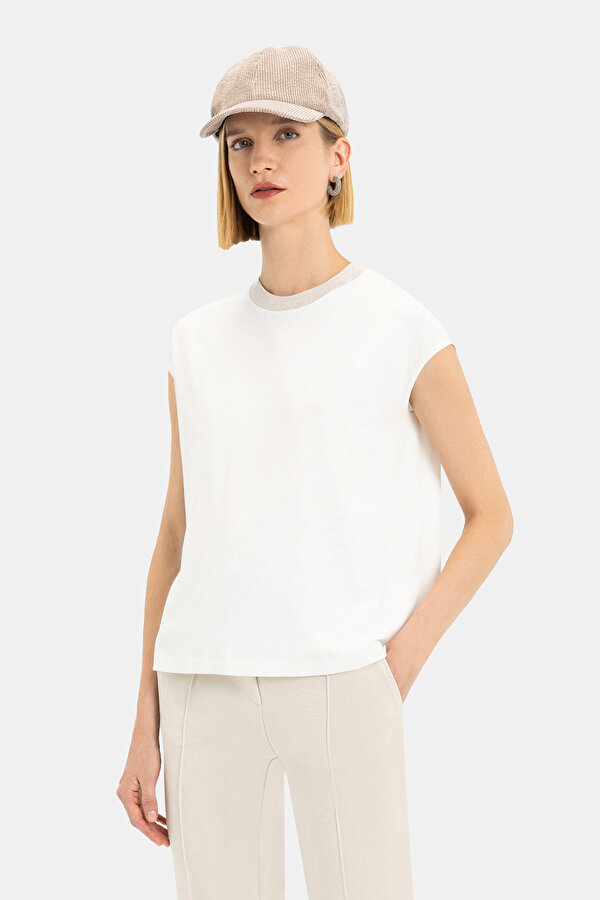 DORE BASIC / ROUND NECKLINE SHORT SLEEVE TSHIRT