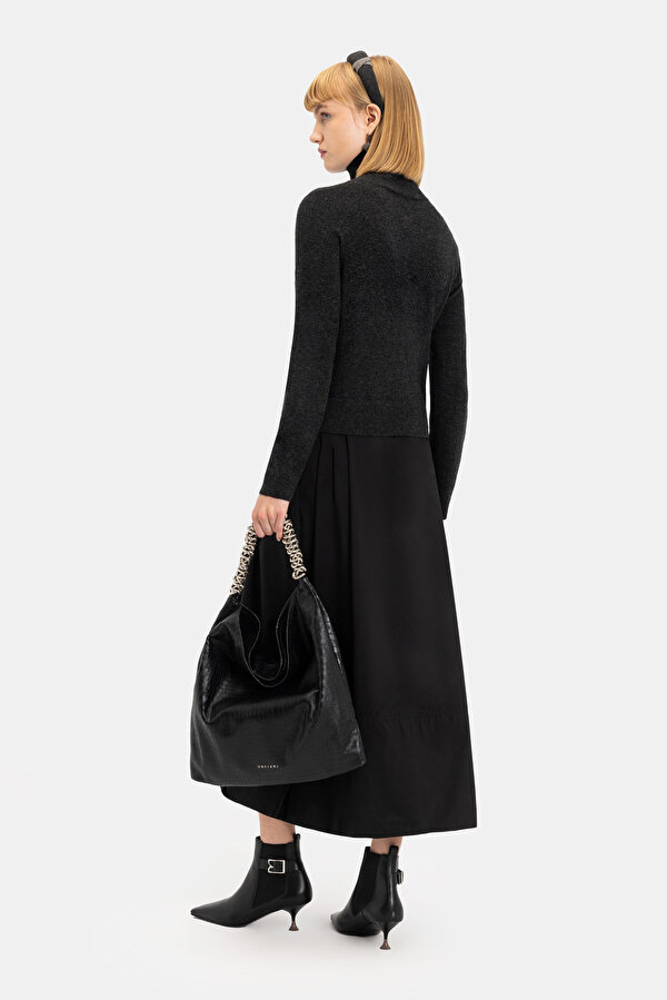 BLACK LONG SLEEVE DRESS 2