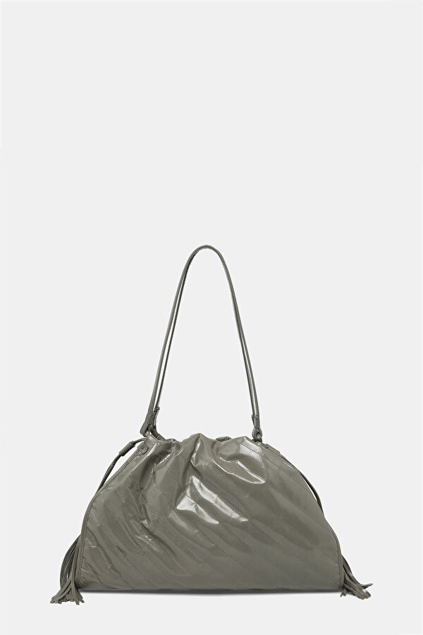ANTHRACITE MONOGRAM LEATHER BAG