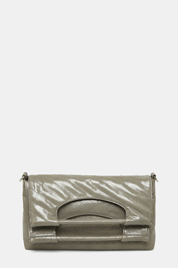 ANTHRACITE MONOGRAM LEATHER BAG