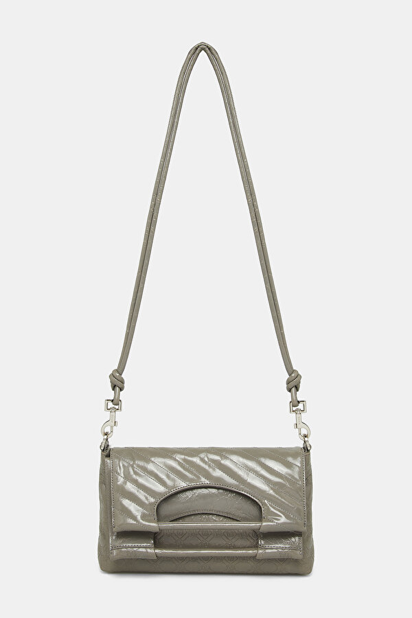 ANTHRACITE MONOGRAM LEATHER BAG 2