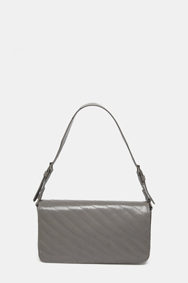 ANTHRACITE MONOGRAM LEATHER BAG