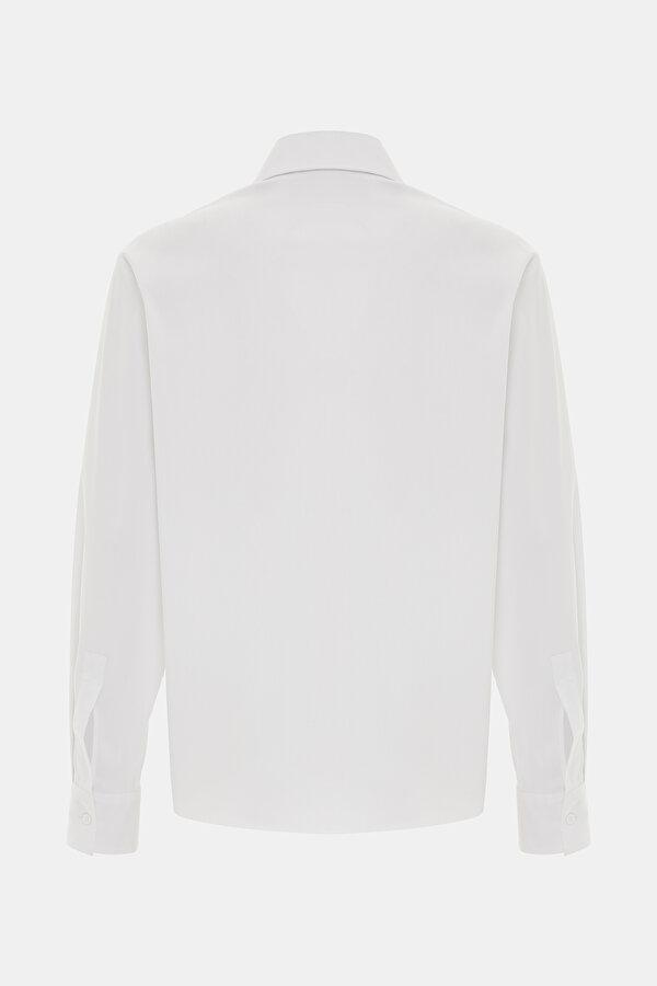 WHITE LONG SLEEVE SHIRT 7