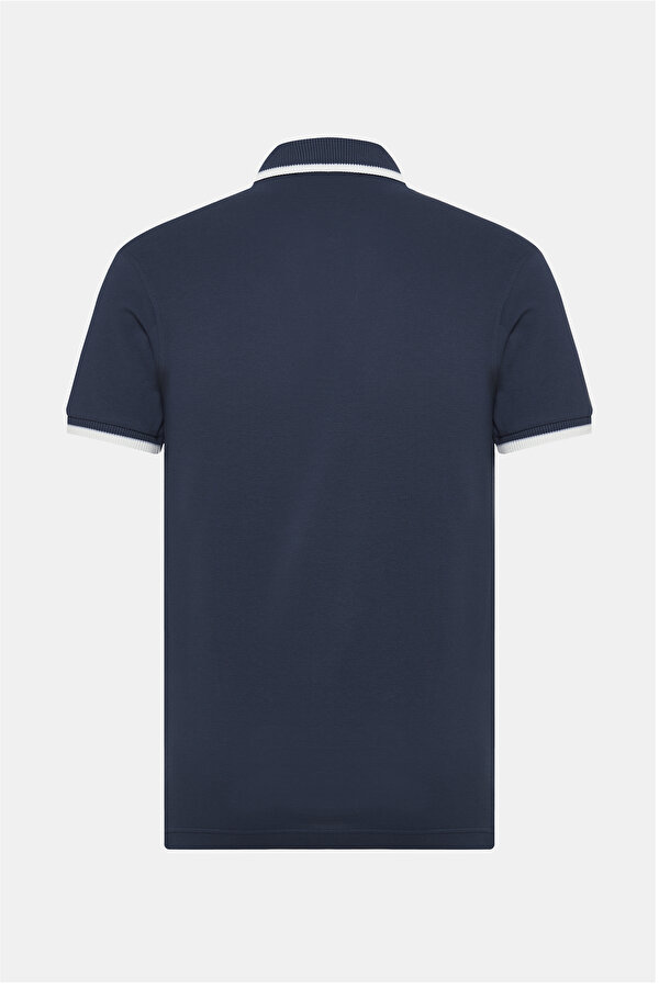 LACİVERT POLO YAKA KISA KOLLU T-SHIRT 2