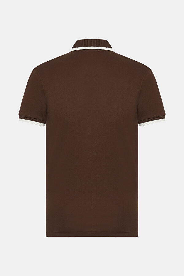 KİREMİT POLO YAKA KISA KOLLU T-SHIRT 2