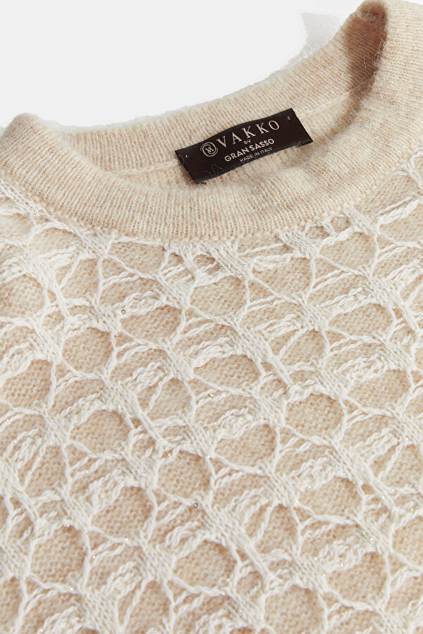 BEIGE BASIC / ROUND NECKLINE KNITWEAR 6