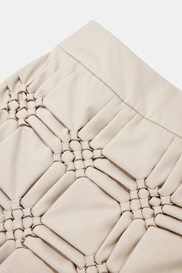 BEIGE MINI SKIRT 6