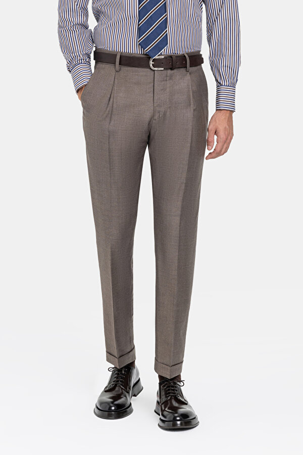 BEIGE TWILL TROUSERS 2
