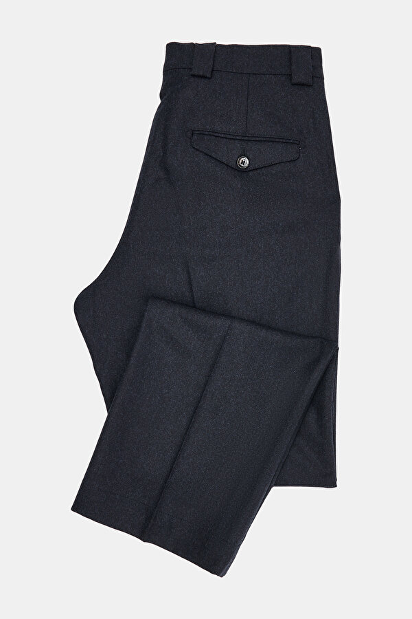 LACİVERT DÜZ FLANEL PANTOLON 7