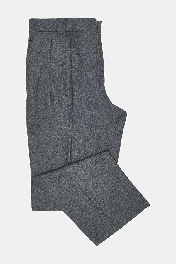 GRİ DÜZ FLANEL PANTOLON 6