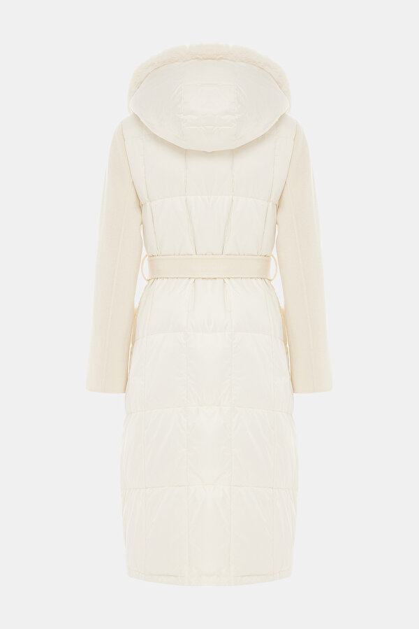 ECRU WOOL OVERCOAT 7