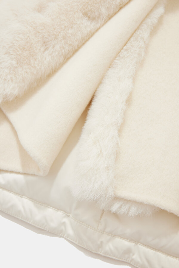 ECRU WOOL OVERCOAT 11
