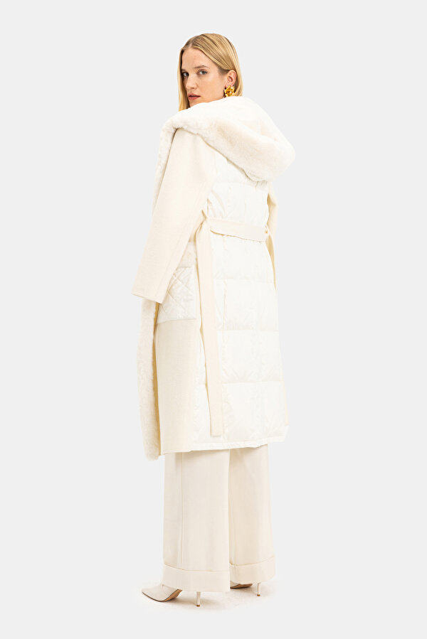 ECRU WOOL OVERCOAT 2