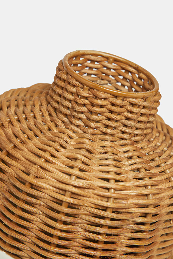 BAMBU DETAYLI GENIŞ VAZO, MULTICOLOR, STD 2
