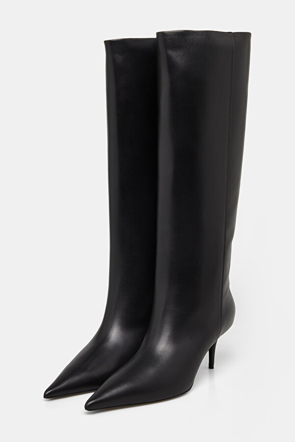 BLACK LEATHER BOOT 2