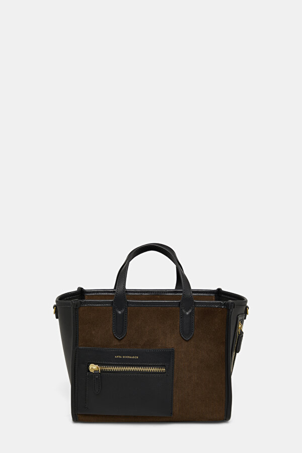 BROWN SUEDE BAG