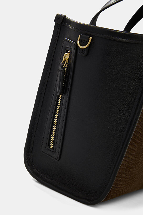 BROWN SUEDE BAG 6