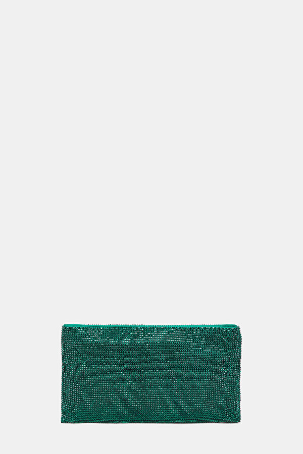 GREEN JEWELLED BAG