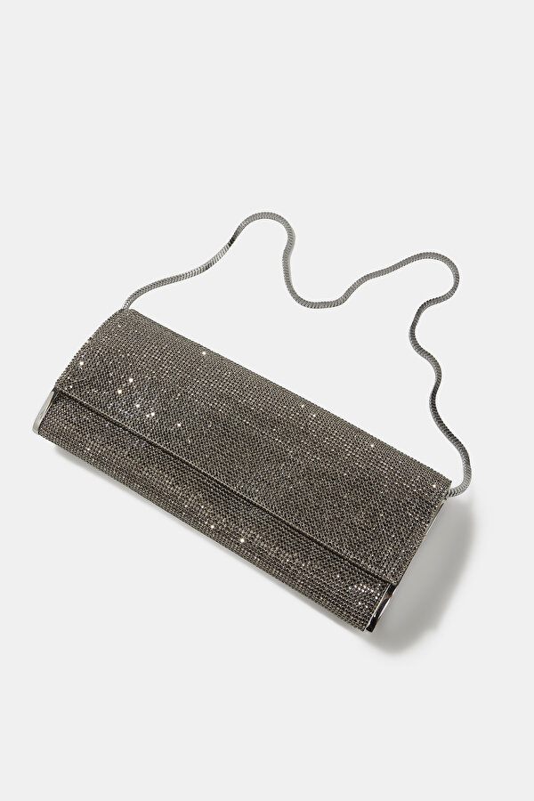 SILVER JEWELLED BAG 6