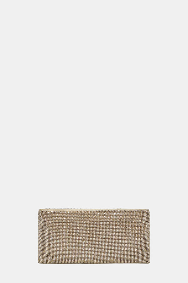 PLATINUM JEWELLED BAG