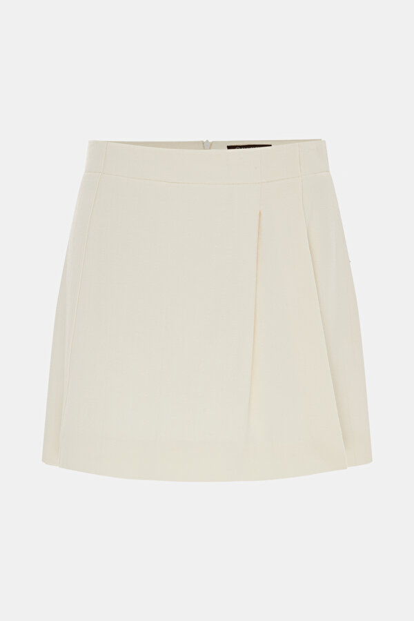ECRU SHORT SKIRT